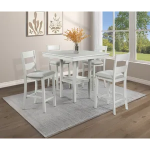 Lester 5-pk Counter Height Table Drift Wood