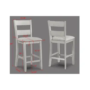 Lester 5-pk Counter Height Table Drift Wood