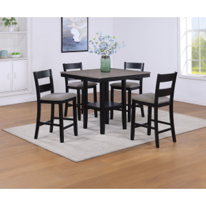 Lester 5-pk Counter Height Table Light Grey