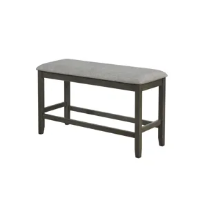Nina Counter Height Bench Grey