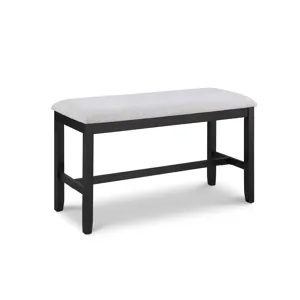 Delfin Counter Height Bench-light Grey
