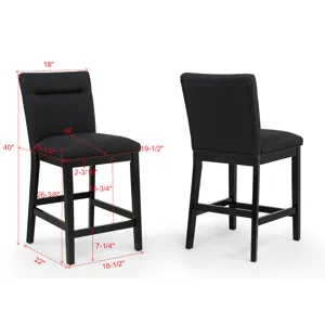 Sebastian Counter Height Chair Bk