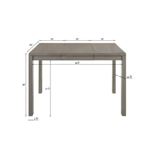 Renwick Counter Height Table All Grey