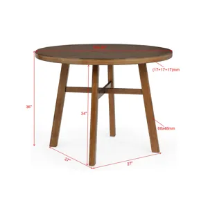Blanche Round Counter Height Table Brown