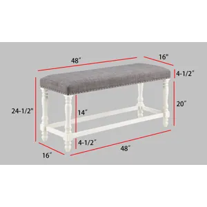 Langley Counter Height Bench