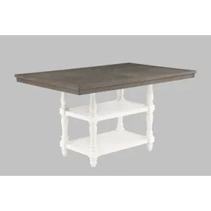 Langley Counter Height Table Chalk Grey
