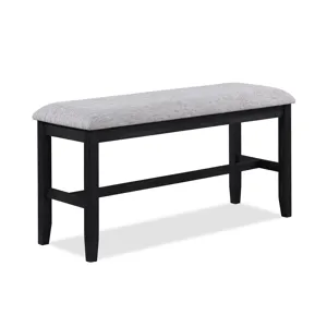 Buford Counter Height Bench Light Grey
