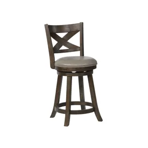Kipper Swivel Pub Stool Grey King/d