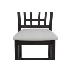 Hartwell Counter Height Chair Charcoal Black