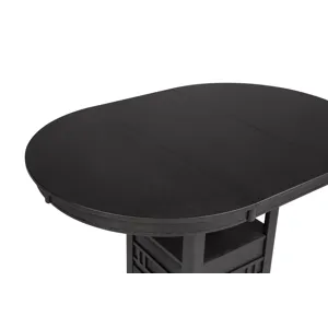 Hartwell Counter Height Table Charcoal Black