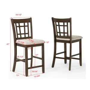 Hartwell Counter Height Chair Brown