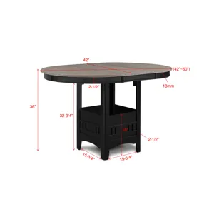 Hartwell Counter Height Table Light Grey