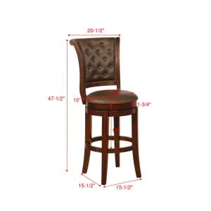 Granville Swivel Bar Height Stool King/d