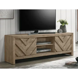 Valor TV Stand-light Brown