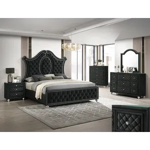 Cameo Queen Headboard - Black
