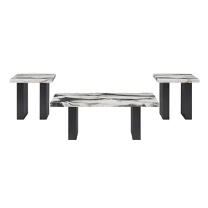 Vega 3-pk Faux Marble Cocktail Set