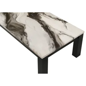 Ivy 3-pk Cocktail Set Faux Marble Brown