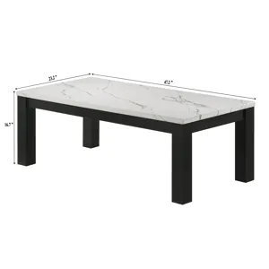 Ivy 3-pk Faux Marble White Cocktail Set