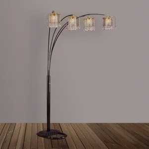 Rain Drop Arc Lamp 84 H Black