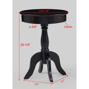 Romy Chairside Table Black