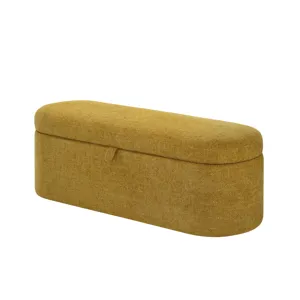 Philipa Storage Bench- Gold Tweed