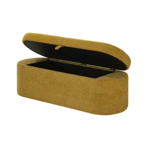 Philipa Storage Bench- Gold Tweed