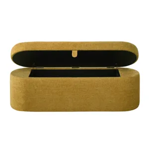 Philipa Storage Bench- Gold Tweed