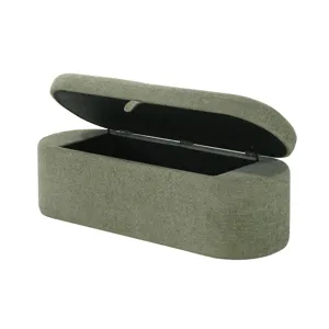 Philipa Storage Bench-l.green Tweed