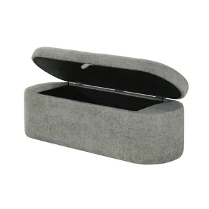 Philipa Storage Bench- L.grey Tweed
