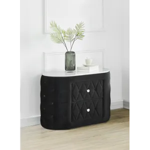 Natalia Night Stand Black