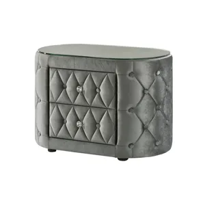 Voltare Night Stand Grey