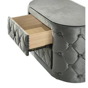 Voltare Night Stand Grey