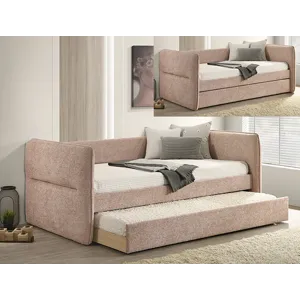 Philipa Daybed Arm- Mauve Tweed