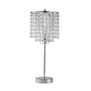 Chrome Table Lamp 19 H