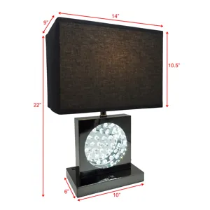 Black Nickel Table Lamp