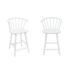 Janna Counter Height Stool-white