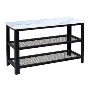 Mezzo Faux Marble Shoe Rack