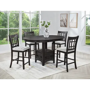 Hartwell Counter Height Chair Charcoal Black