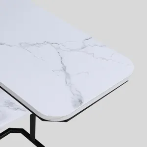 Ida Faux Marble Chairside Table
