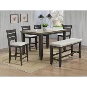 Bardstown Counter Bench Light Grey