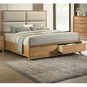 Florian Platform Storage Bed
