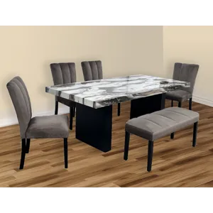 Vega Faux Marble Dining Table Leg
