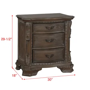 Sheffield Night Stand Antique Grey