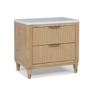 Kara Night Stand-cerused Natural