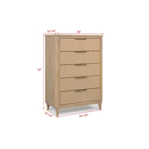Kara Chest-cerused Natural