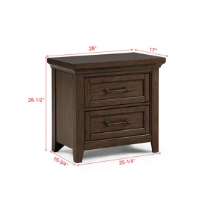 Beckett Night Stand-brown