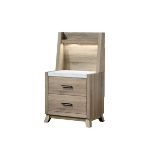Tilston Night Stand W/wall Panel