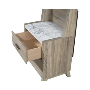 Tilston Night Stand W/wall Panel
