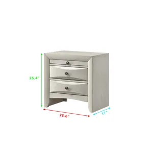 Emily Night Stand White