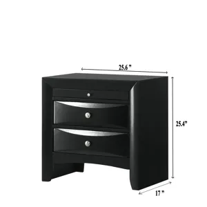 Fallon Night Stand Black